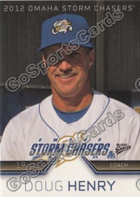 2012 Omaha Storm Chasers Doug Henry