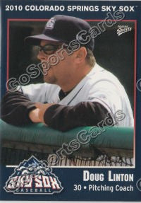 2010 Colorado Springs Sky Sox Doug Linton