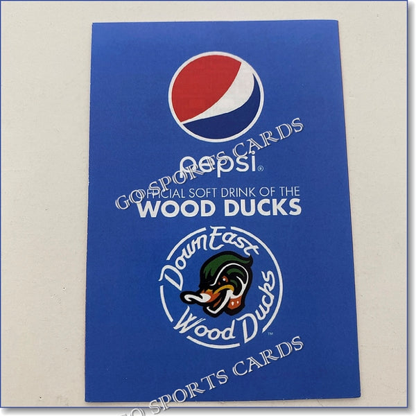 2022 Down East Wood Ducks Pocket Schedule 5 Seasons