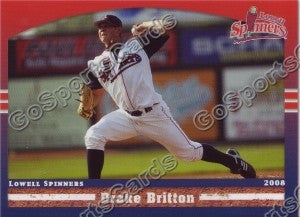 2008 Lowell Spinners Drake Britton