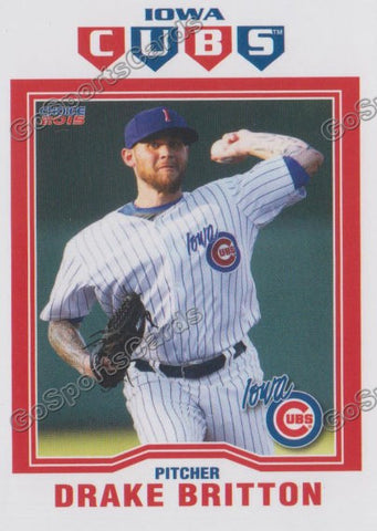 2015 Iowa Cubs Drake Britton