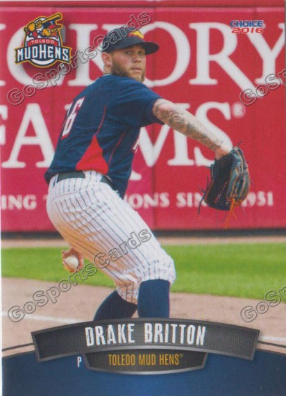 2016 Toledo Mud Hens Drake Britton