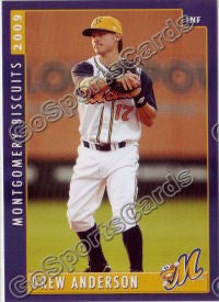2009 Montgomery Biscuits Drew Anderson