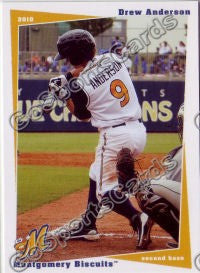 2010 Montgomery Biscuits Drew Anderson