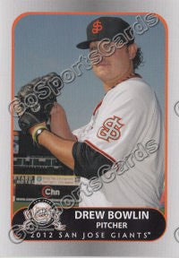 2012 San Jose Giants Drew Bowlin