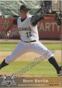 2011 Augusta GreenJackets Drew Bowlin