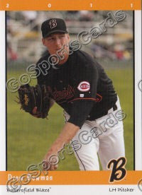2011 Bakersfield Blaze Andrew Drew Bowman