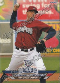 2011 Lehigh Valley IronPigs Andrew Drew Carpenter