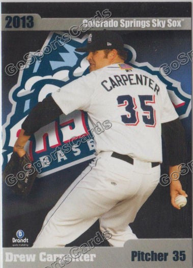 2013 Colorado Springs Sky Sox Drew Carpenter