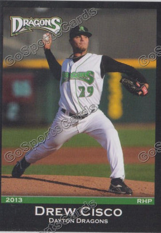 2013 Dayton Dragons Drew Cisco