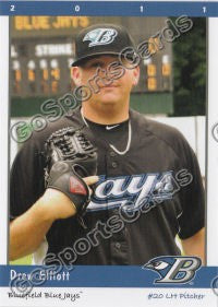 2011 Bluefield Blue Jays Drew Elliott