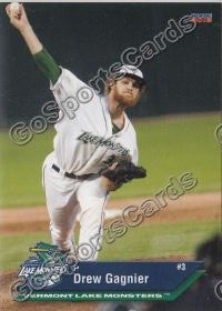 2012 Vermont Lake Monsters Drew Gagnier