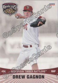 2012 Wisconsin Timber Rattlers Drew Gagnon