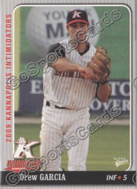 2009 Kannapolis Intimidators Drew Garcia
