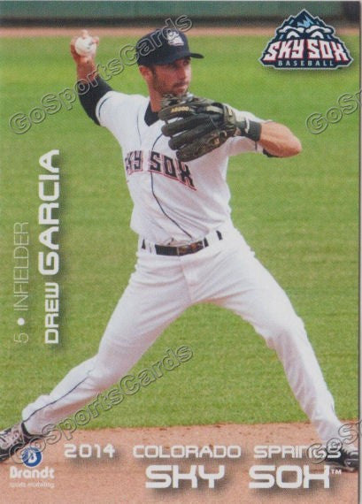 2014 Colorado Springs Sky Sox Drew Garcia
