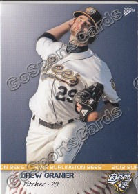 2012 Burlington Bees Drew Granier