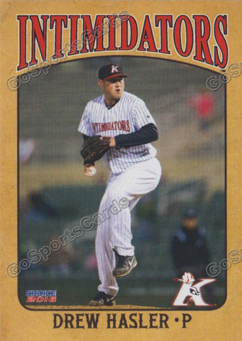  2016 Kannapolis Intimidators Drew Hasler