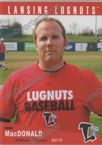 2013 Lansing Lugnuts Drew MacDonald