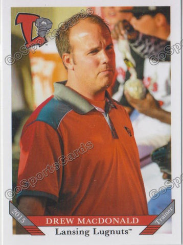 2015 Lansing Lugnuts Drew MacDonald