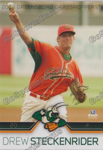 2013 Greensboro Grasshoppers Drew Steckenrider