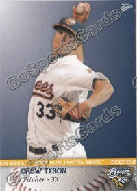 2012 Burlington Bees Drew Tyson