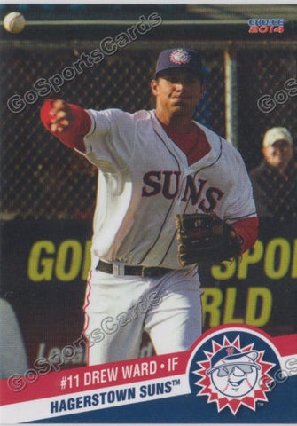 2014 Hagerstown Suns Drew Ward