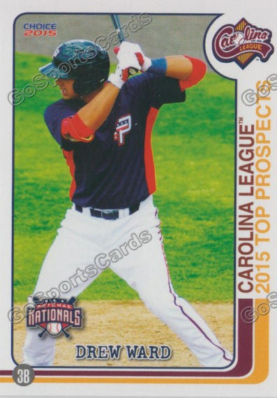 2015 Carolina League Top Prospect Drew Ward