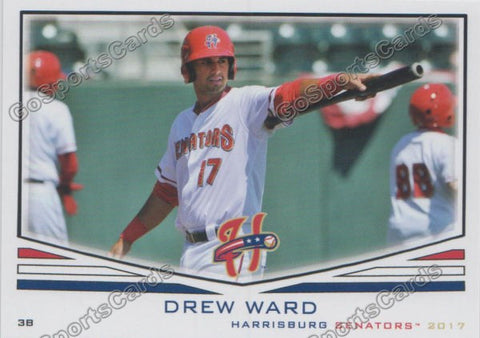 2017 Harrisburg Senators Drew Ward