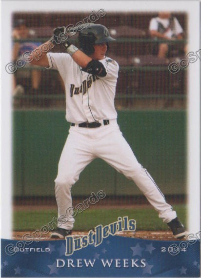 2014 Tri City Dust Devils Drew Weeks