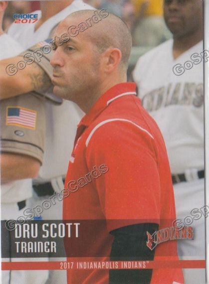 2017 Indianapolis Indians Dru Scott