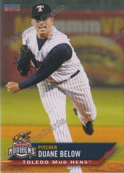 2014 Toledo Mud Hens Duane Below