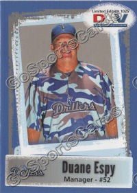 2011 Tulsa Drillers DAV Duane Espy