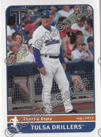 2012 Tulsa Drillers Duane Espy