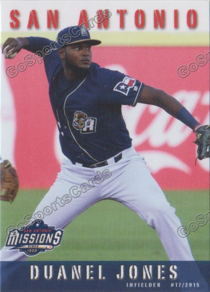 2015 San Antonio Missions Duanel Jones