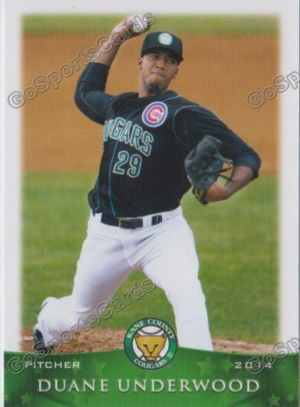 2014 Kane County Cougars Duane Underwood