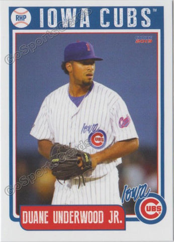 2019 Iowa Cubs Duane Underwood Jr