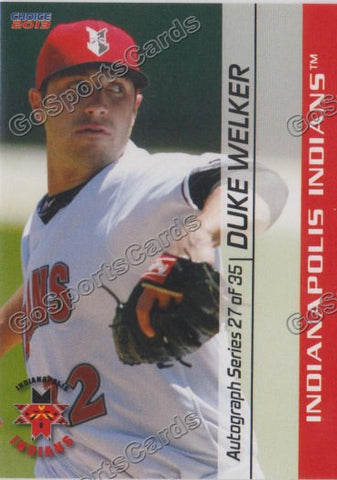 2013 Indianapolis Indians Duke Welker