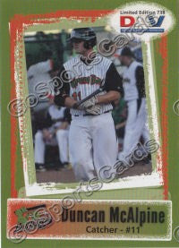 2011 Green Bay Bullfrogs DAV Duncan McAlpine