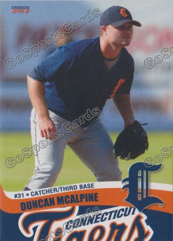 2013 Connecticut Tigers Duncan Mcalpine