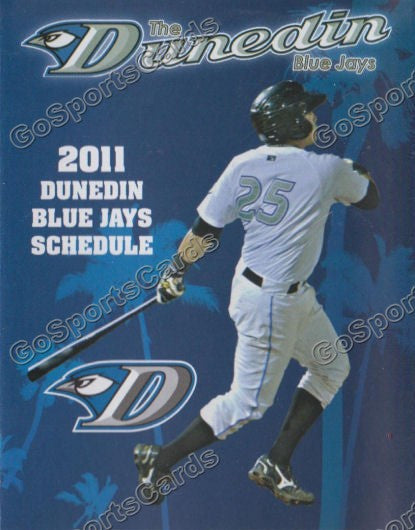 2011 Dunedin Blue Jays Pocket Schedule (Travis D'Arnaud)