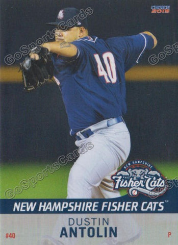 2015 New Hampshire Fishercats Dustin Antolin