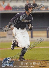 2011 Charlotte Stone Crabs Dustin Biell
