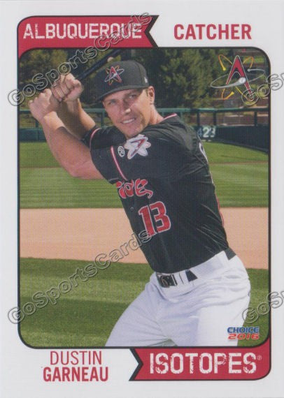 2016 Albuquerque Isotopes Dustin Garneau