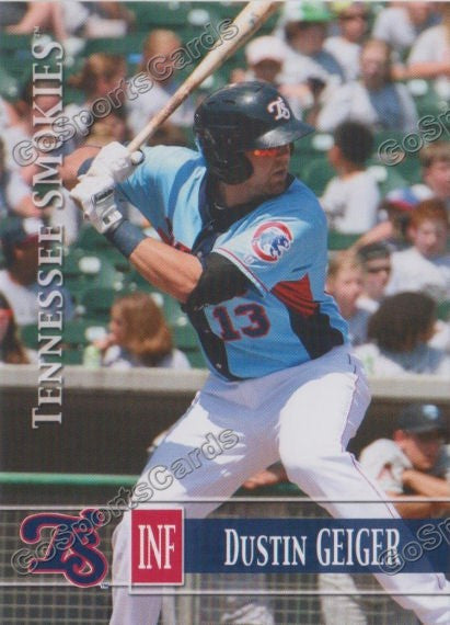 2014 Tennessee Smokies Dustin Geiger