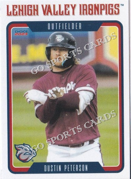 2023 Lehigh Valley IronPigs Dustin Peterson