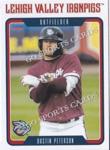 2023 Lehigh Valley IronPigs Dustin Peterson