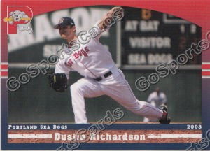2008 Portland Seadogs Dustin Richardson