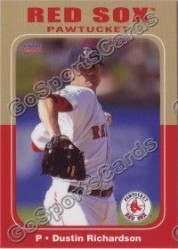 2010 Pawtucket Red Sox Dustin Richardson