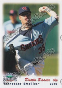 2010 Tennessee Smokies Dustin Sasser