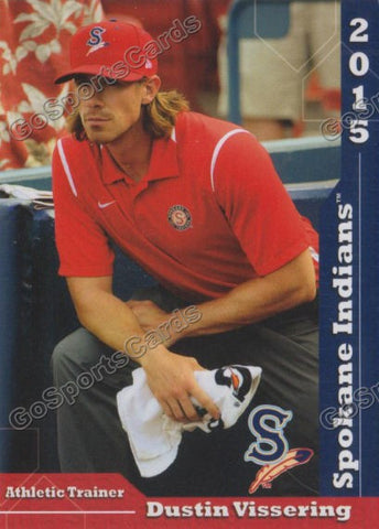 2015 Spokane Indians Dustin Vissering
